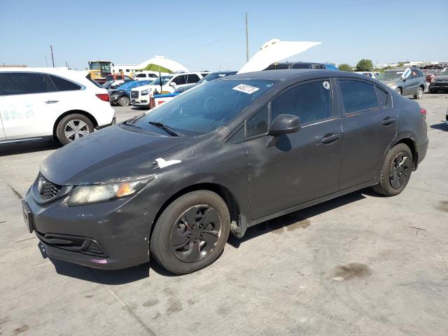 HONDA CIVIC LX 2013 with VIN 2HGFB2F52DH501980 - Photo from auction