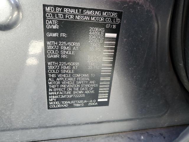 Photo 14 from auction – 2016 NISSAN ROGUE S with VIN KNMAT2MT3GP722205