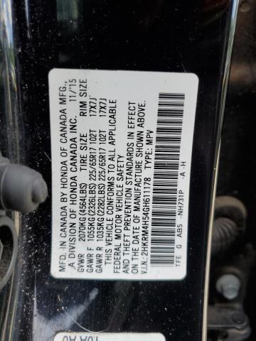 Photo 14 from auction – 2016 HONDA CR-V EX with VIN 2HKRM4H54GH611178