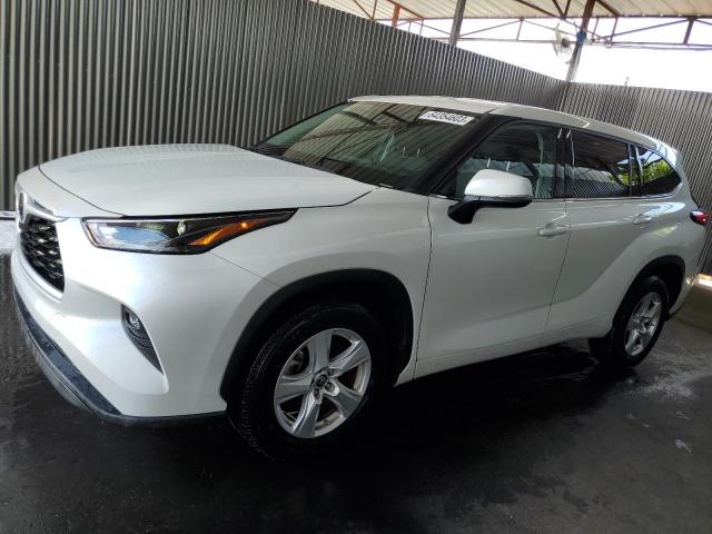 TOYOTA HIGHLANDER 2022 with VIN 5TDZZRAH4NS544415 - Photo from auction