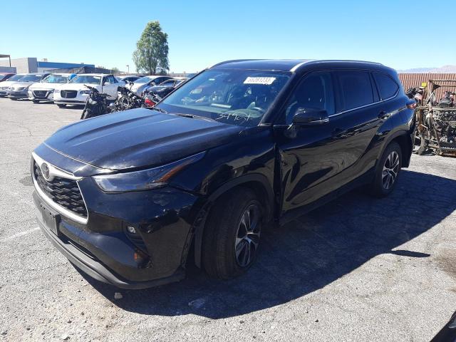 TOYOTA HIGHLANDER 2022 with VIN 5TDGZRAH5NS546729 - Photo from auction