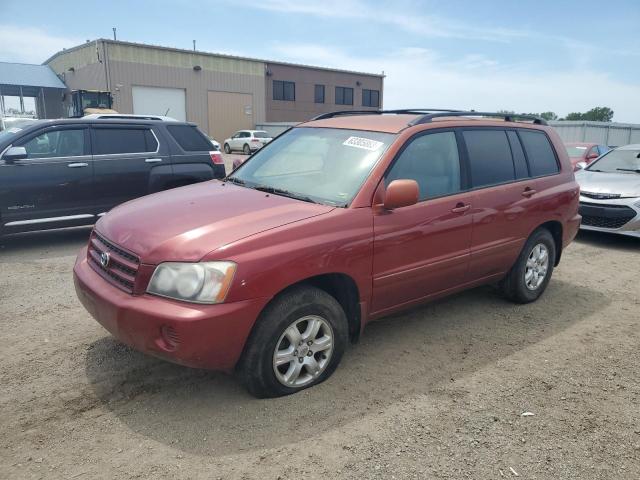 TOYOTA HIGHLANDER 2003 with VIN JTEGF21A330098313 - Photo from auction