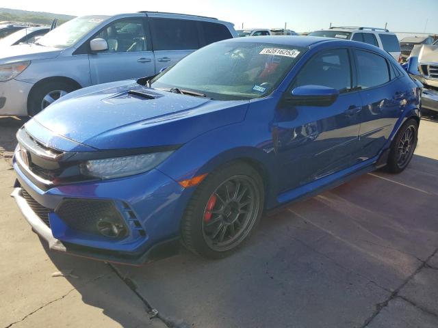 HONDA CIVIC TYPE 2018 with VIN SHHFK8G77JU202177 - Photo from auction