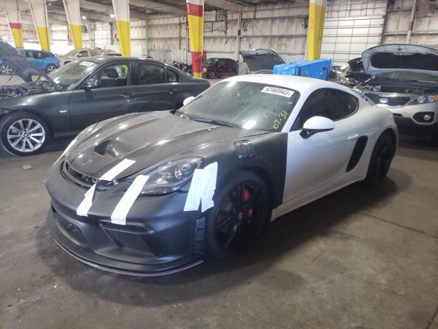 PORSCHE CAYMAN S 2018 with VIN WP0AB2A84JK279134 - Photo from auction