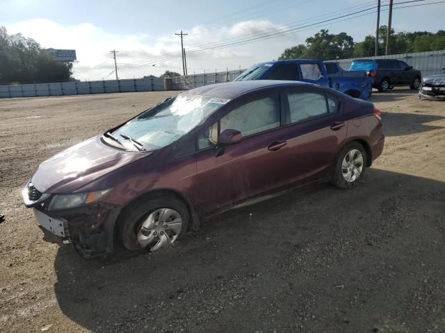 HONDA CIVIC LX 2013 with VIN 19XFB2F56DE042334 - Photo from auction