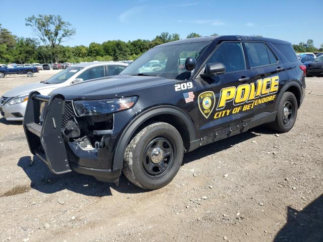 FORD EXPLORER P 2021 with VIN 1FM5K8AW3MNA20958 - Photo from auction