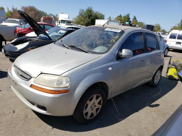 CHEVROLET AVEO 2005 with VIN KL1TD62635B345015 - Photo from auction