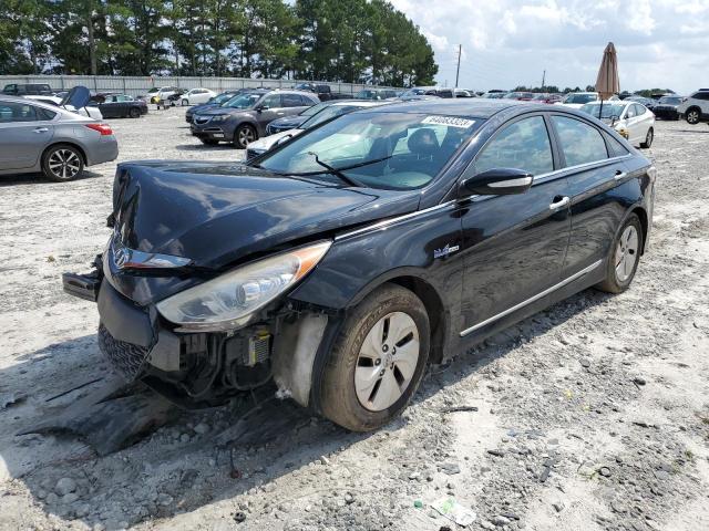 HYUNDAI SONATA HYB 2013 with VIN KMHEC4A43DA087166 - Photo from auction