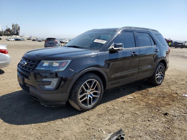 FORD EXPLORER S 2016 with VIN 1FM5K8GT6GGD13873 - Photo from auction