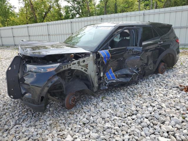 FORD EXPLORER P 2021 with VIN 1FM5K8AB9MGA42805 - Photo from auction