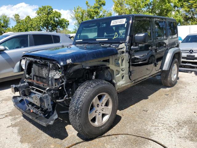 JEEP WRANGLER U 2014 with VIN 1C4BJWDG8EL263455 - Photo from auction