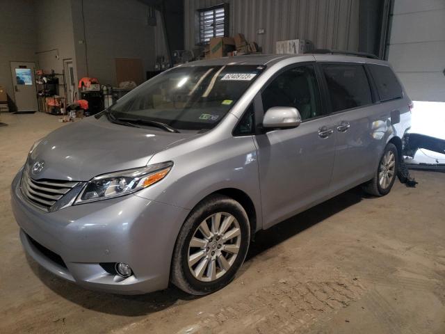 TOYOTA SIENNA XLE 2017 with VIN 5TDDZ3DCXHS152566 - Photo from auction