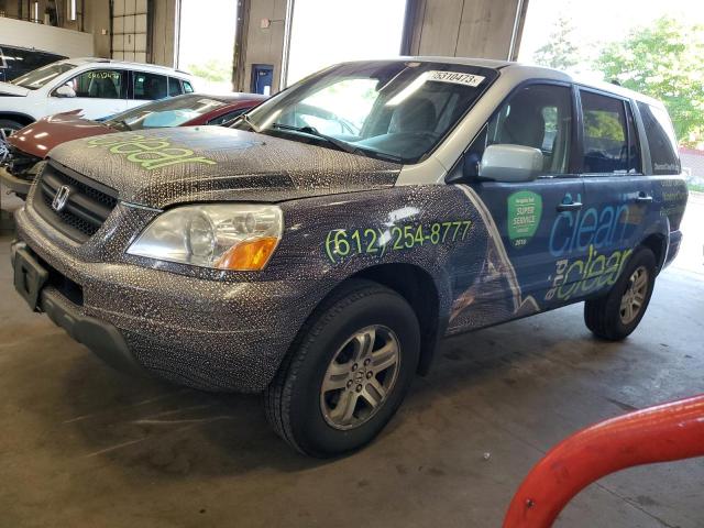 HONDA PILOT EXL 2003 with VIN 2HKYF18573H583018 - Photo from auction
