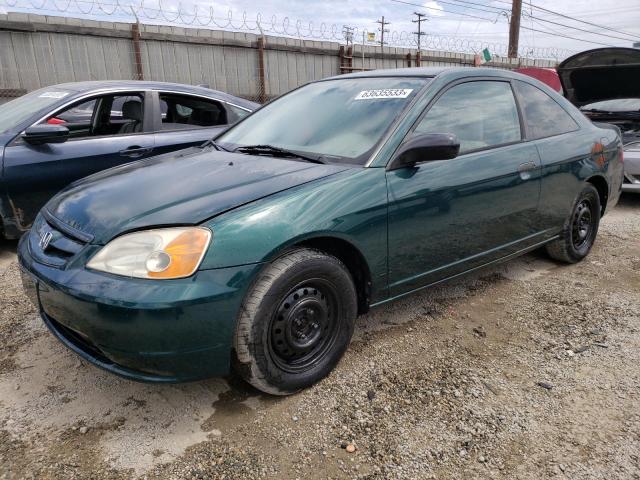 HONDA CIVIC LX 2001 with VIN 1HGEM21531L116570 - Photo from auction