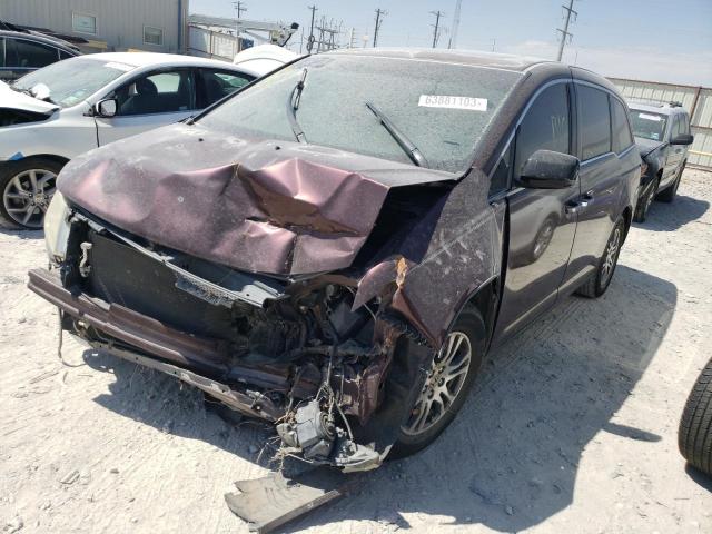 HONDA ODYSSEY EX 2011 with VIN 5FNRL5H67BB058230 - Photo from auction