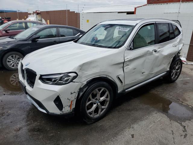 BMW X3 SDRIVE3 2022 with VIN 5UX43DP01N9M51638 - Photo from auction