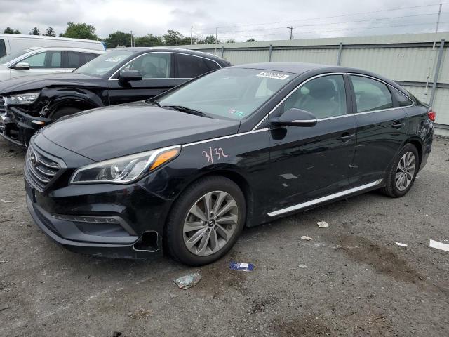 HYUNDAI SONATA SPO 2016 with VIN 5NPE34AF2GH264566 - Photo from auction