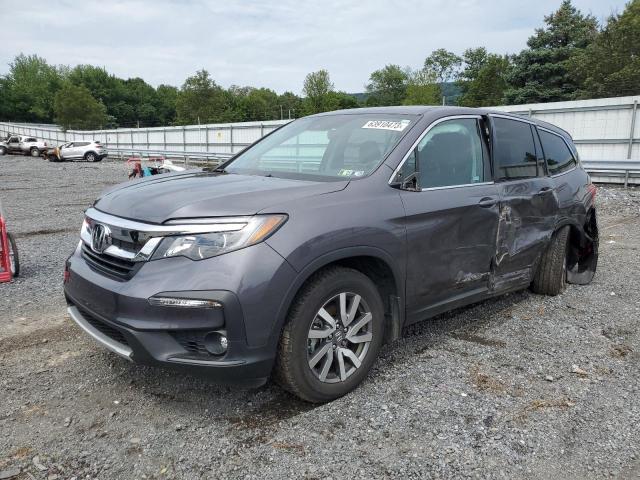 HONDA PILOT EXL 2021 with VIN 5FNYF6H54MB012244 - Photo from auction