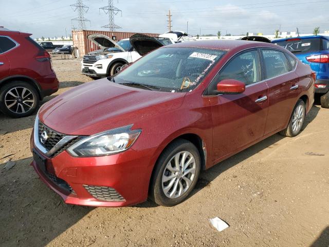 NISSAN SENTRA S 2019 with VIN 3N1AB7AP1KY398477 - Photo from auction
