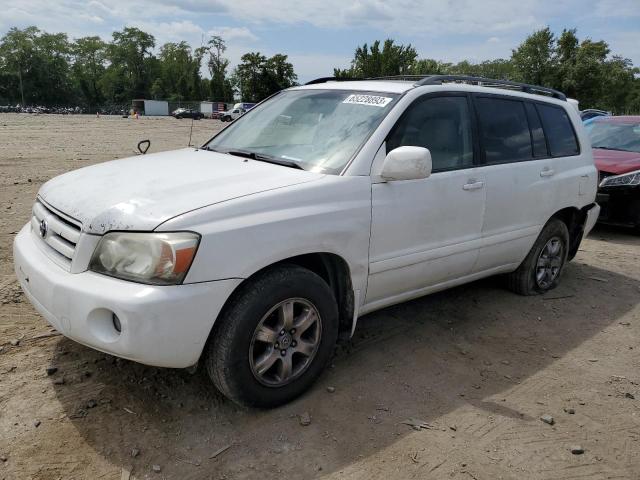 TOYOTA HIGHLANDER 2007 with VIN JTEGP21A870146522 - Photo from auction