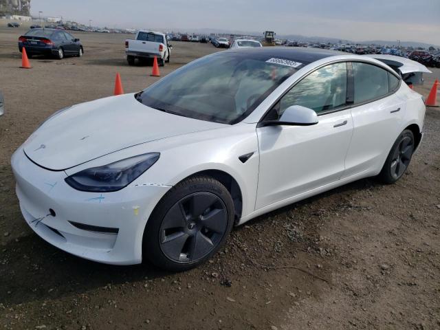 TESLA MODEL 3 2021 с VIN 5YJ3E1EA7MF081754 - Снимка от търг