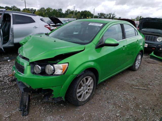 CHEVROLET SONIC LT 2014 with VIN 1G1JC5SH9E4239910 - Photo from auction