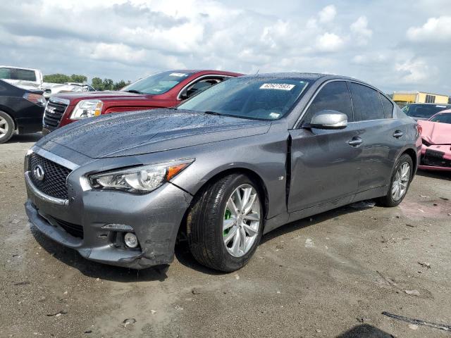 INFINITI Q50 BASE 2015 with VIN JN1BV7AR6FM424075 - Photo from auction