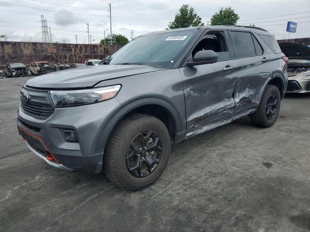 FORD EXPLORER T 2021 with VIN 1FMSK8JH2MGC36647 - Photo from auction