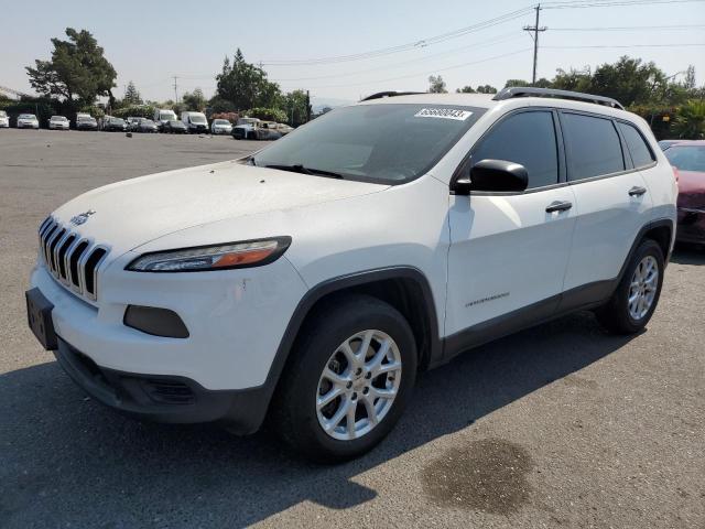 JEEP CHEROKEE S 2016 with VIN 1C4PJMAB7GW153100 - Photo from auction
