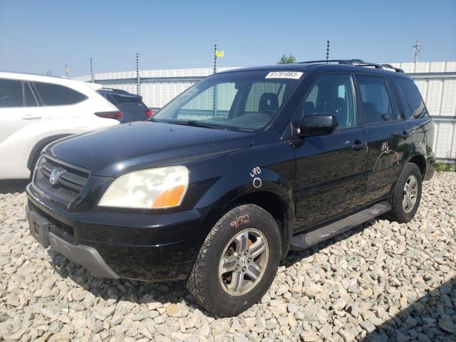 HONDA PILOT EXL 2004 with VIN 2HKYF18614H545407 - Photo from auction