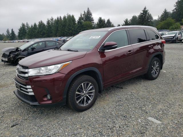 TOYOTA HIGHLANDER 2018 with VIN 5TDJZRFHXJS908806 - Photo from auction