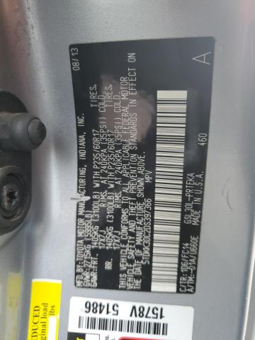 Photo 14 from auction – 2013 TOYOTA SIENNA LE with VIN 5TDKK3DC2DS397366