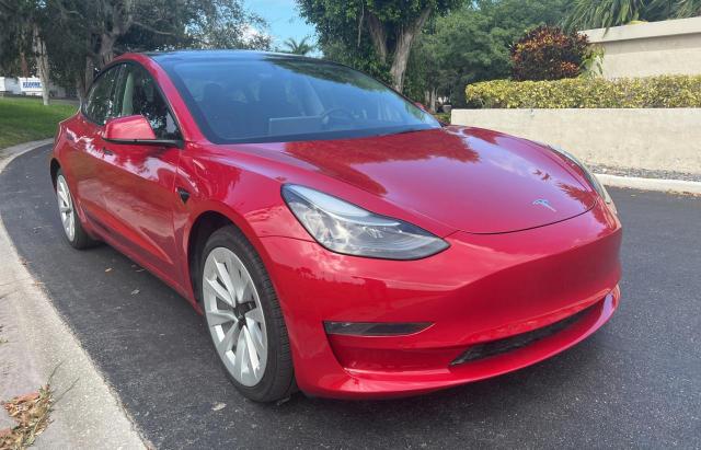 TESLA MODEL 3 2022 with VIN 5YJ3E1EA1NF145708 - Photo from auction