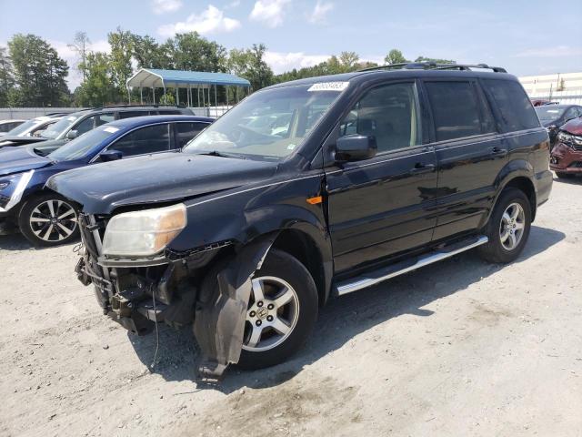 HONDA PILOT EX 2006 with VIN 5FNYF18536B018509 - Photo from auction