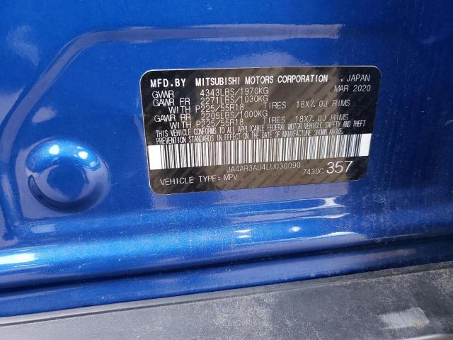 Photo 14 from auction – 2020 MITSUBISHI OUTLANDER with VIN JA4AR3AU4LU030090