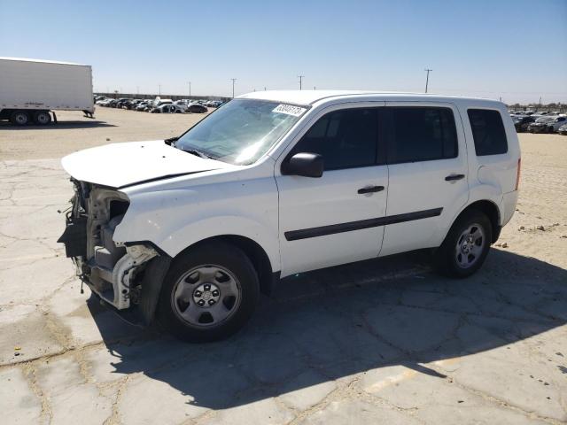HONDA PILOT LX 2013 with VIN 5FNYF3H28DB039211 - Photo from auction