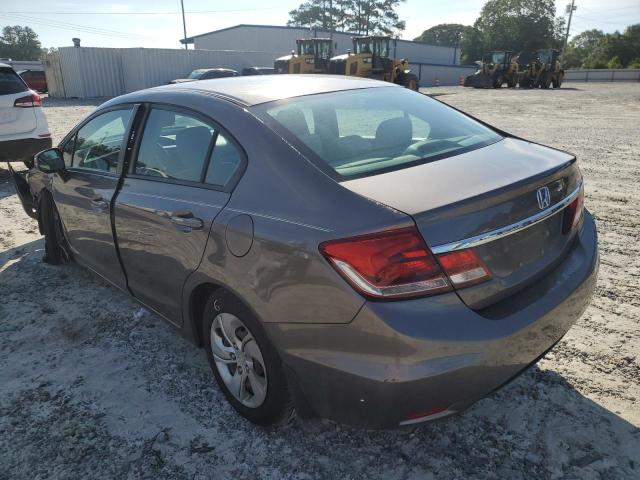 Photo 2 from auction – 2013 HONDA CIVIC LX with VIN 19XFB2F53DE092575