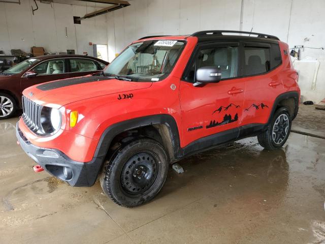 JEEP RENEGADE T 2017 with VIN ZACCJBCB1HPF82098 - Photo from auction