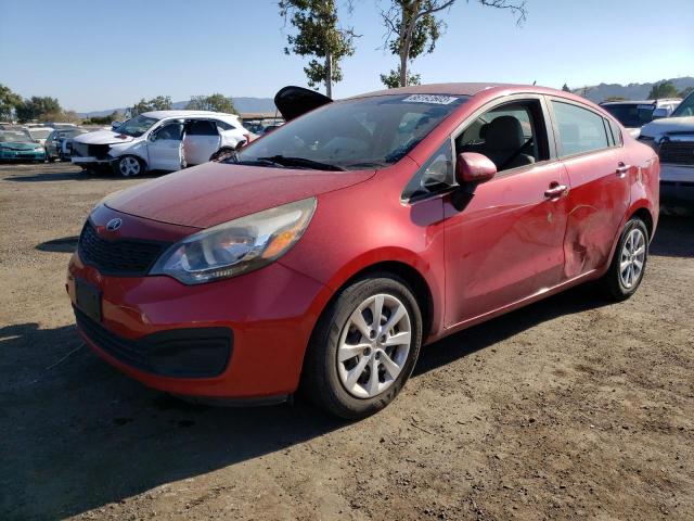 KIA RIO LX 2014 with VIN KNADM4A33E6331968 - Photo from auction