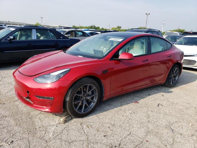 TESLA MODEL 3 2021 with VIN 5YJ3E1EB6MF937554 - Photo from auction