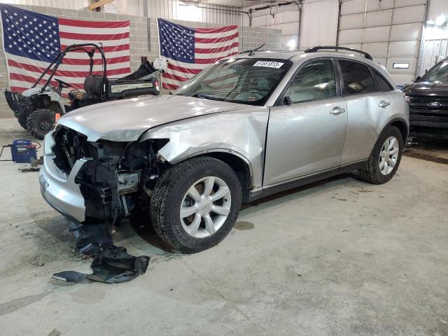 INFINITI FX35 2005 with VIN JNRAS08W25X220603 - Photo from auction