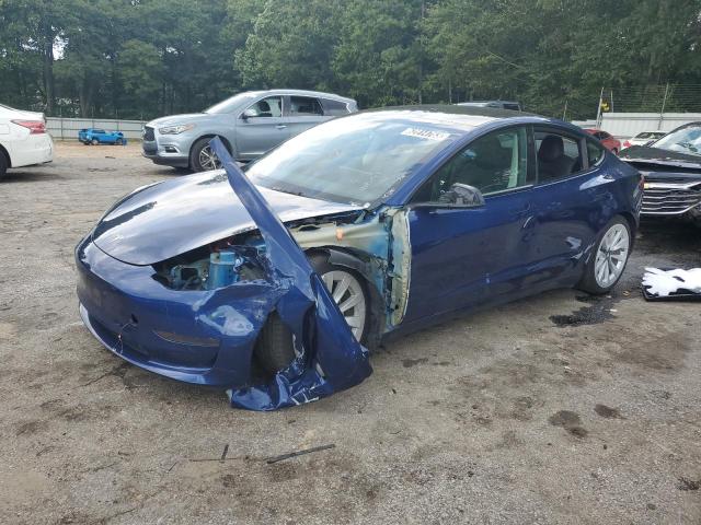 TESLA MODEL 3 2022 with VIN 5YJ3E1EAXNF370838 - Photo from auction