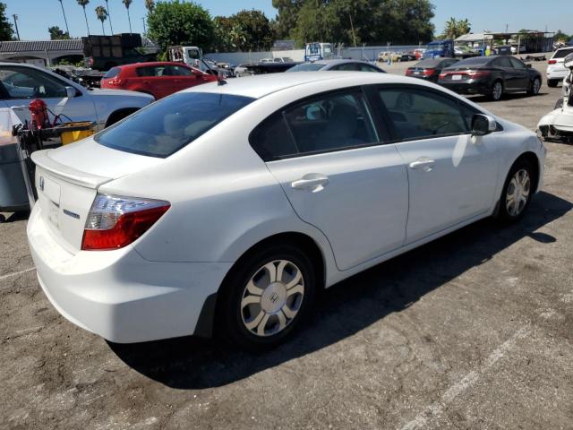 Photo 3 from auction – 2012 HONDA CIVIC HYBR with VIN JHMFB4F26CS008678