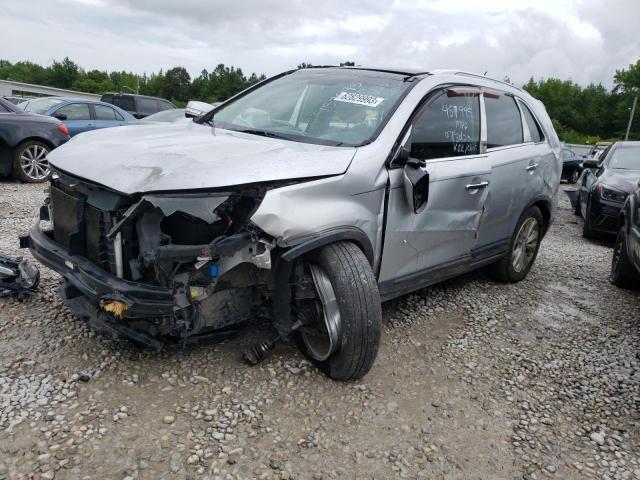 KIA SORENTO EX 2014 with VIN 5XYKU4A78EG457995 - Photo from auction