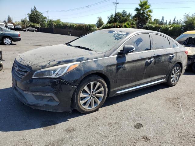 HYUNDAI SONATA SPO 2017 with VIN 5NPE34AF2HH478734 - Photo from auction
