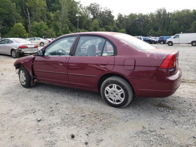 Photo 2 from auction – 2002 HONDA CIVIC LX with VIN 2HGES16502H569424