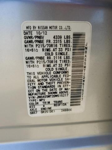 Photo 14 from auction – 2013 NISSAN ROGUE S with VIN JN8AS5MT2DW515217