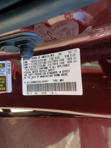 Photo 14 from auction – 2013 HONDA CR-V LX with VIN 5J6RM3H39DL044461