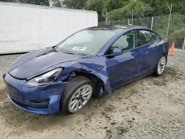 TESLA MODEL 3 2022 with VIN 5YJ3E1EA6NF185458 - Photo from auction
