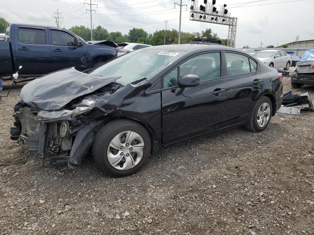 HONDA CIVIC LX 2013 with VIN 19XFB2F57DE056162 - Photo from auction